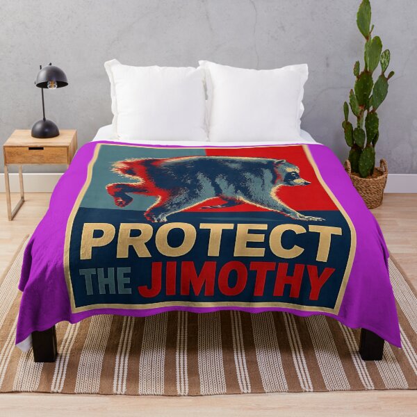 Item preview, Retro Protect The Jimothy Raccoon designed and sold by melodycook.