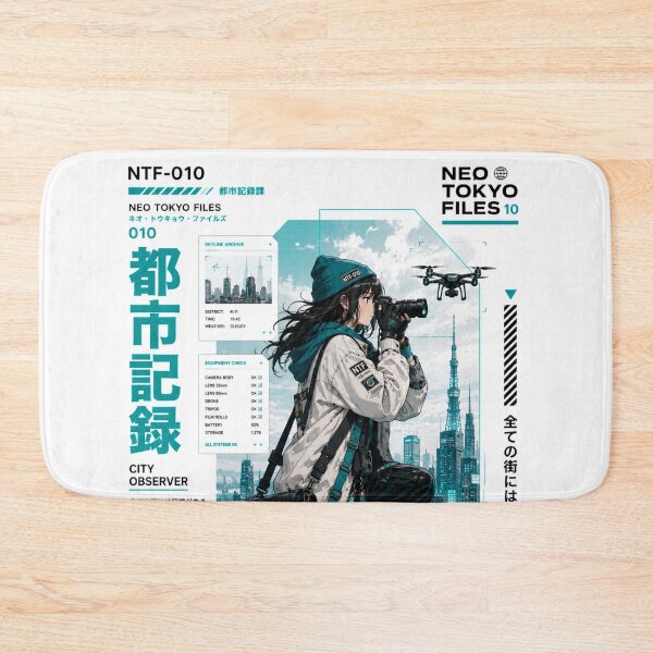 Item preview, Neo Tokyo Files 010 – City Observer | Tokyo Photographer Anime Techwear designed and sold by Noro Art .
