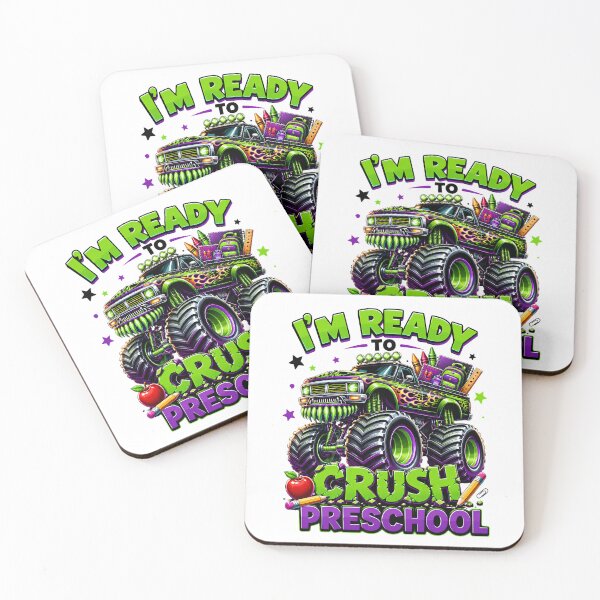 Item preview, I'm Ready To Crush Preschool Monster Truck Back To School designed and sold by BoldThreadLab.