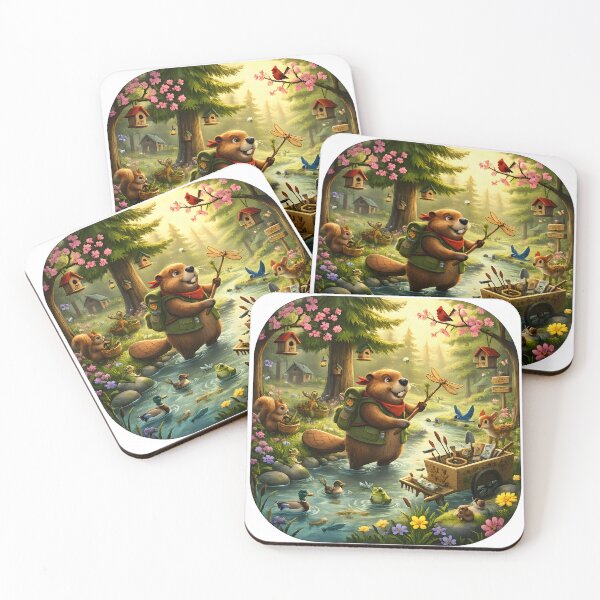 Item preview, Happy Beaver Adventures – Spring Creek Cleanup designed and sold by Clothes With Smiling Animals Walt Gral.