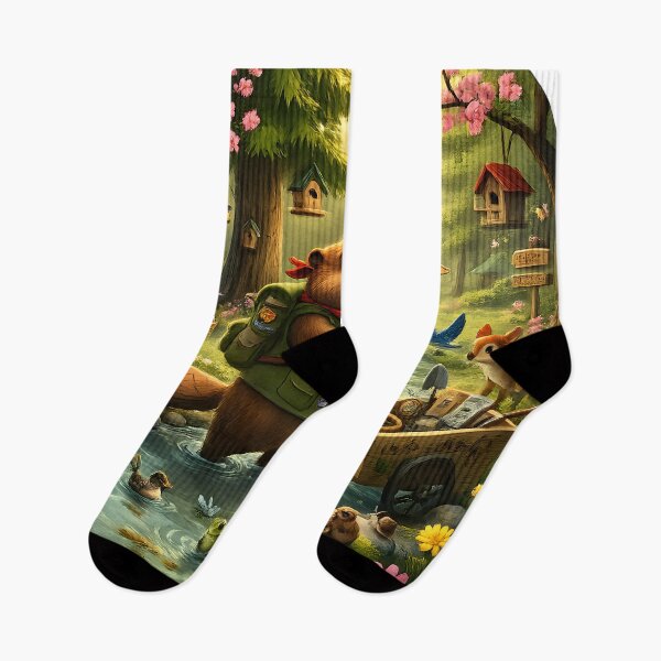 Item preview, Happy Beaver Adventures – Spring Creek Cleanup designed and sold by Clothes With Smiling Animals Walt Gral.