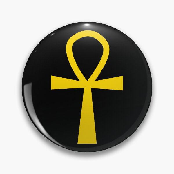Item preview, Gold Ankh Symbol Minimalist Silhouette Graphic designed and sold by pattern-archive.