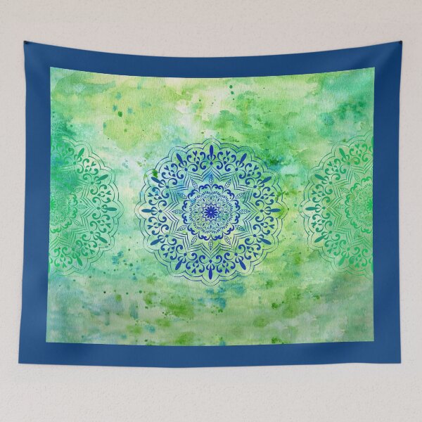 Item preview, Verdant Mandala designed and sold by The Blue Window.