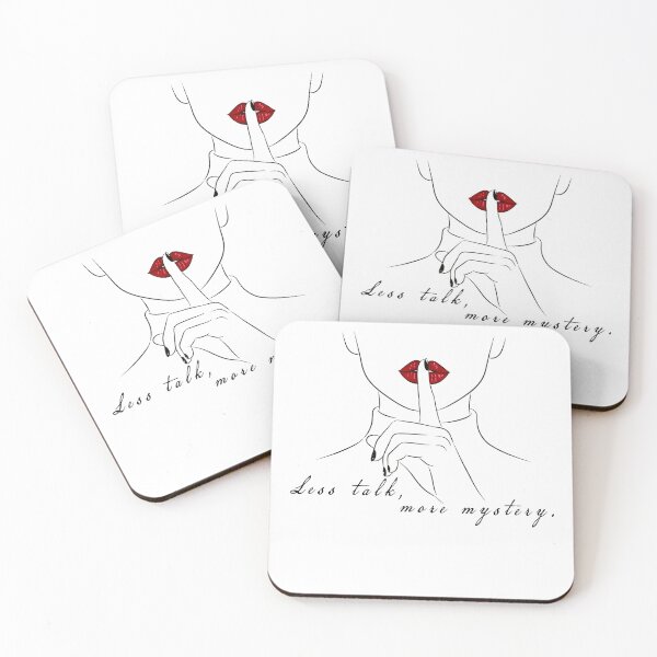 Item preview, Minimalist Woman Face Line Art Red Lips Quote Sticker designed and sold by Cloud-Siren.
