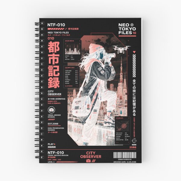 Item preview, Neo Tokyo Files 010 Negative – City Observer | Tokyo Photographer Anime Techwear designed and sold by Noro Art .