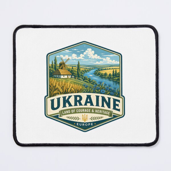 Item preview, Ukraine Land Of Courage & Heritage Ukrainian Patriot Supporter designed and sold by Simsimah26Parks.