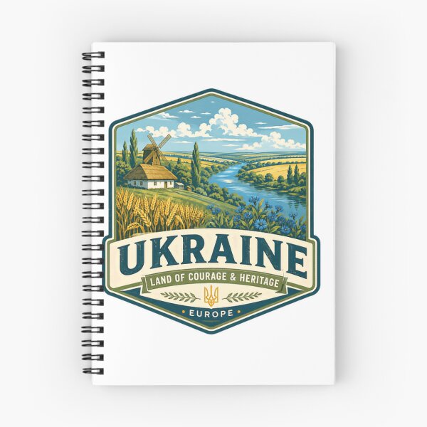 Item preview, Ukraine Land Of Courage & Heritage Ukrainian Patriot Supporter designed and sold by Simsimah26Parks.
