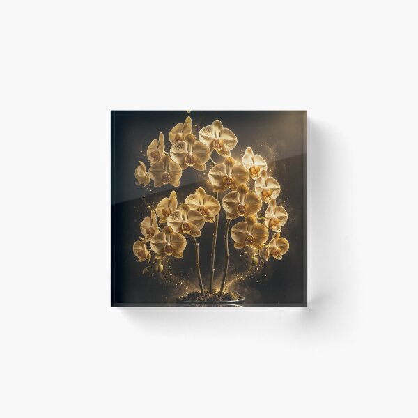 Item preview, Golden Phalaenopsis Orchid designed and sold by Phitwhim.