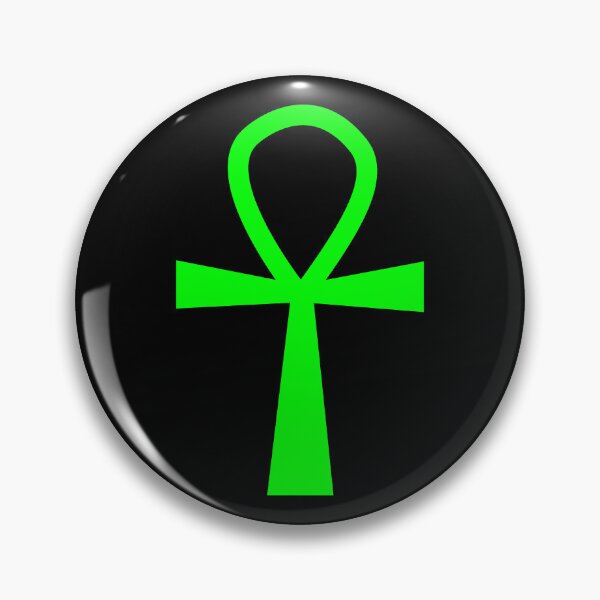 Item preview, Lime Ankh Symbol Minimalist Silhouette Graphic designed and sold by pattern-archive.