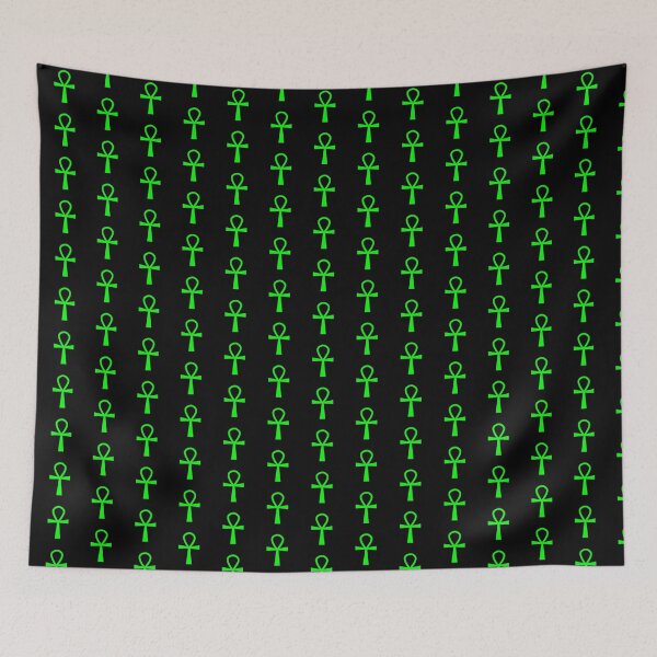 Item preview, Lime Ankh Symbol Minimalist Silhouette Graphic designed and sold by pattern-archive.