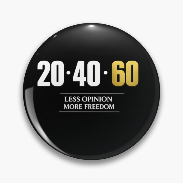 Item preview, 20 40 60 Less Opinion More Freedom Typography T-Shirt Design | Minimal Motivational Quote PNG designed and sold by Newthingzy.