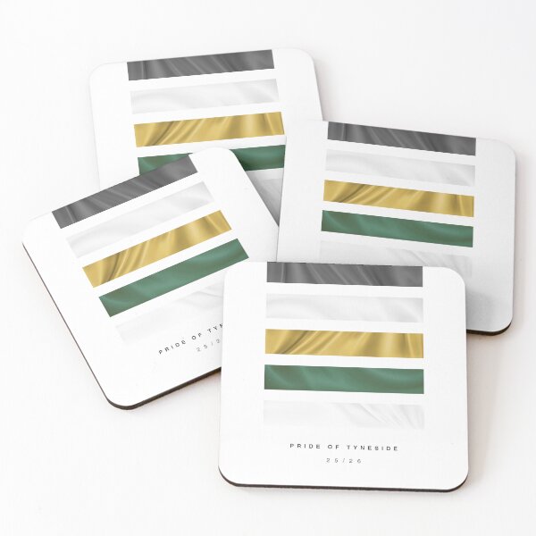 Item preview, ‘Pride of Tyneside’ 25/26 Football Kit Hue Palette - Black & White designed and sold by The Colourful Game.
