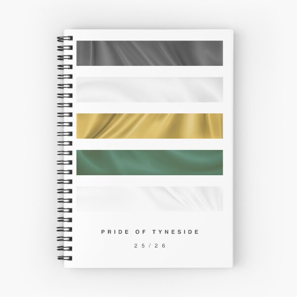 Item preview, ‘Pride of Tyneside’ 25/26 Football Kit Hue Palette - Black & White designed and sold by The Colourful Game.