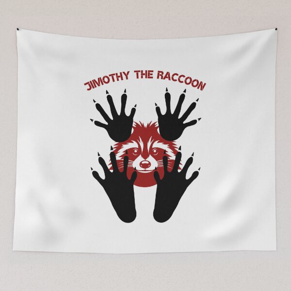 Item preview, Jimothy the raccoon design designed and sold by ewicraft.