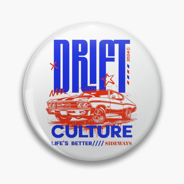 Item preview, Drift Culture Vintage Muscle Car Design – Life's Better Sideways designed and sold by PrimeRacer.