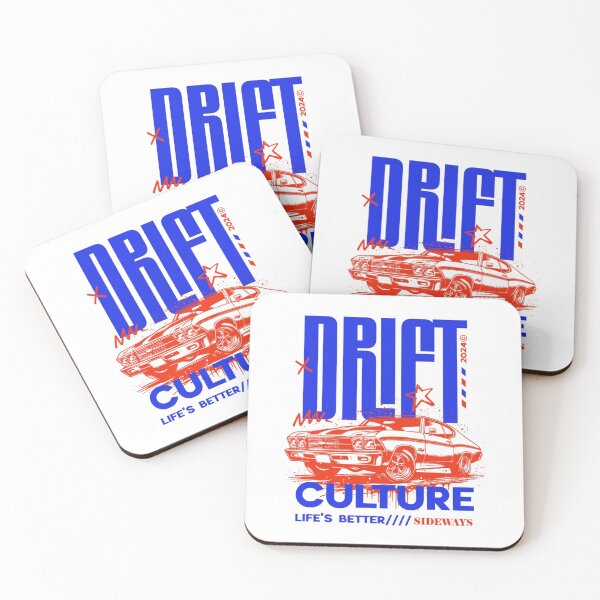Item preview, Drift Culture Vintage Muscle Car Design – Life's Better Sideways designed and sold by PrimeRacer.