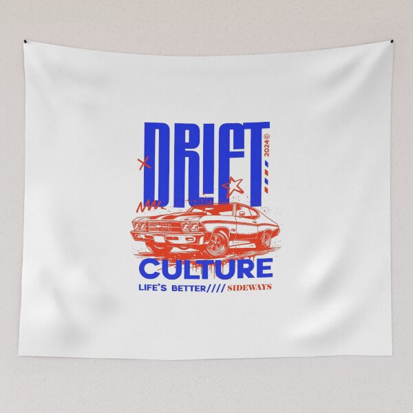 Item preview, Drift Culture Vintage Muscle Car Design – Life's Better Sideways designed and sold by PrimeRacer.