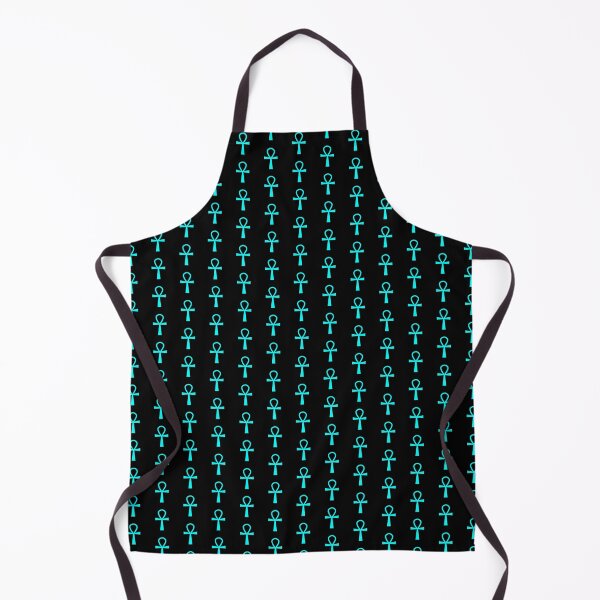 Item preview, Cyan Ankh Symbol Minimalist Silhouette Graphic designed and sold by pattern-archive.