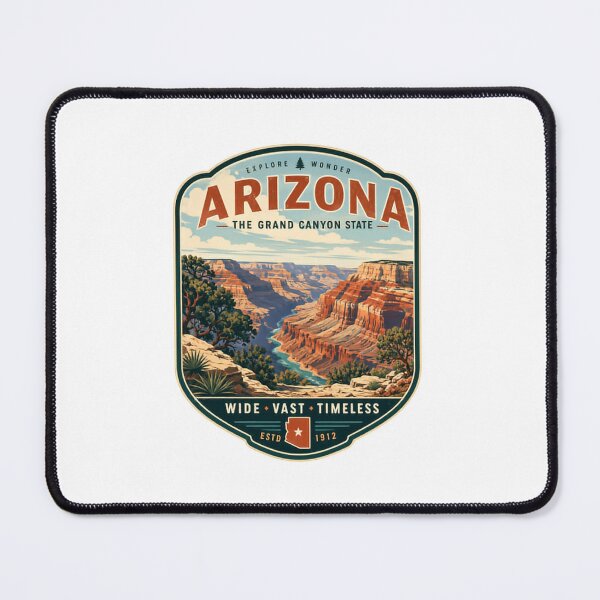 Item preview, Explore Wonder Arizona The Grand Canyon State Wide Vast Timeless Estd 1912 Arizona Travel Souvenir designed and sold by Simsimah26Parks.