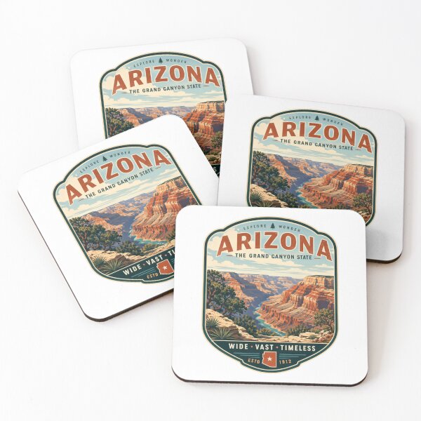 Item preview, Explore Wonder Arizona The Grand Canyon State Wide Vast Timeless Estd 1912 Arizona Travel Souvenir designed and sold by Simsimah26Parks.