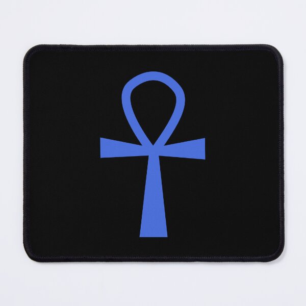 Item preview, Royal Blue Ankh Symbol Minimalist Silhouette Graphic designed and sold by pattern-archive.