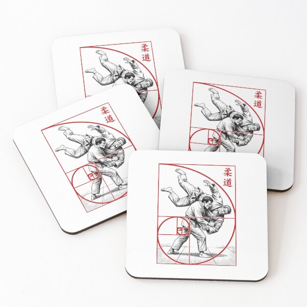 Item preview, Judo Throw Fibonacci Spiral Martial Arts Kanji Budo designed and sold by GrandeDuc.