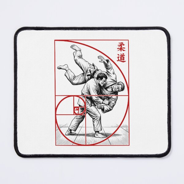 Item preview, Judo Throw Fibonacci Spiral Martial Arts Kanji Budo designed and sold by GrandeDuc.