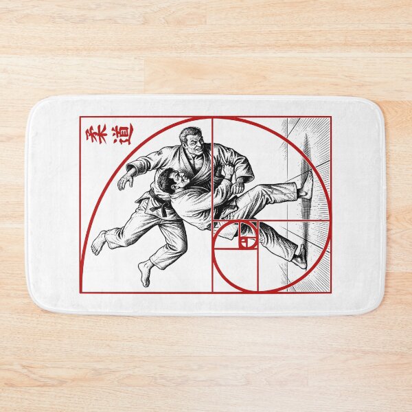 Item preview, Judo Throw Fibonacci Spiral Martial Arts Kanji Budo designed and sold by GrandeDuc.