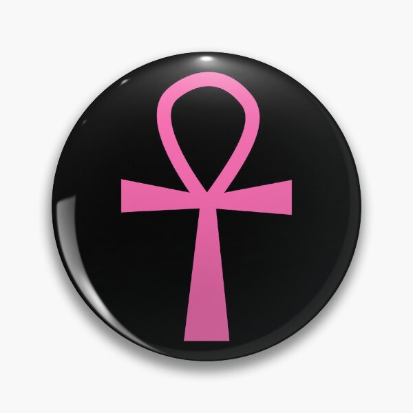 Item preview, Pink Ankh Symbol Minimalist Silhouette Graphic designed and sold by pattern-archive.