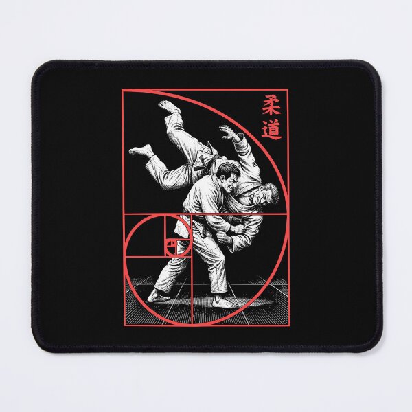 Item preview, Judo Throw Fibonacci Spiral Martial Arts Kanji Budo designed and sold by GrandeDuc.