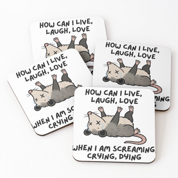 Item preview, Live Laugh Love Screaming Possum designed and sold by JossDesign15.