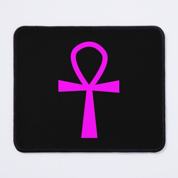 Item preview, Magenta Ankh Symbol Minimalist Silhouette Graphic designed and sold by pattern-archive.