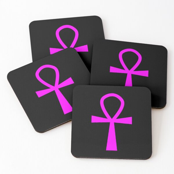Item preview, Magenta Ankh Symbol Minimalist Silhouette Graphic designed and sold by pattern-archive.