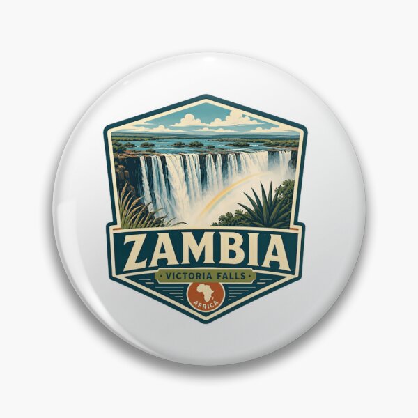 Item preview, Zambia Victoria Falls Africa Travel Souvenir designed and sold by Simsimah26Parks.
