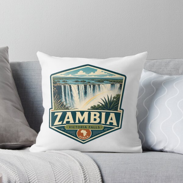 Item preview, Zambia Victoria Falls Africa Travel Souvenir designed and sold by Simsimah26Parks.