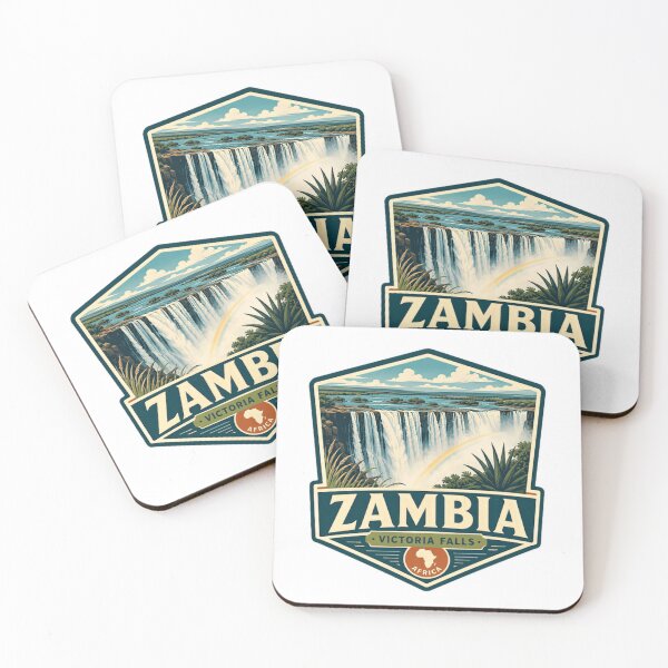 Item preview, Zambia Victoria Falls Africa Travel Souvenir designed and sold by Simsimah26Parks.