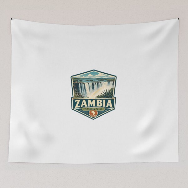 Item preview, Zambia Victoria Falls Africa Travel Souvenir designed and sold by Simsimah26Parks.