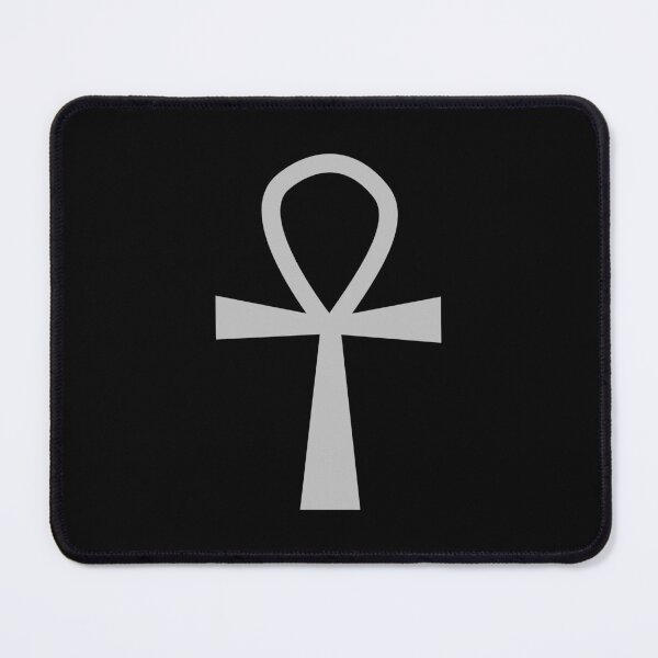 Item preview, Silver Ankh Symbol Minimalist Silhouette Graphic designed and sold by pattern-archive.