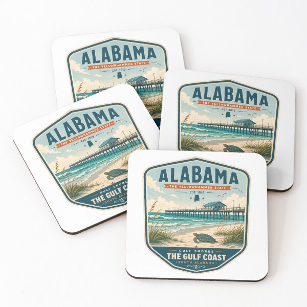Item preview, Alabama The Yellowhammer State Est. 1819 Gulf Shores The Gulf Coast South Alabama Travel Vacation Souvenir designed and sold by Simsimah26Parks.