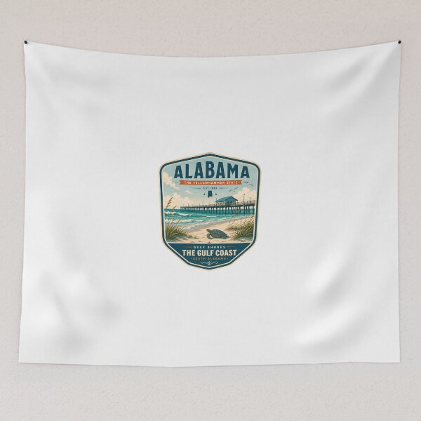 Item preview, Alabama The Yellowhammer State Est. 1819 Gulf Shores The Gulf Coast South Alabama Travel Vacation Souvenir designed and sold by Simsimah26Parks.
