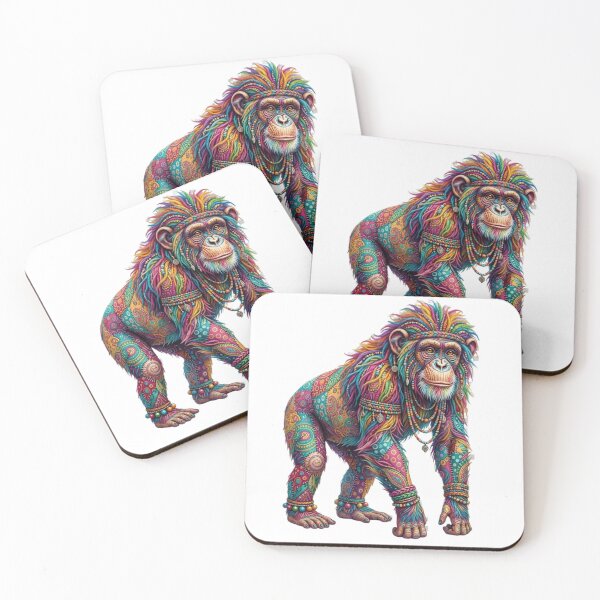 Item preview, chimpanzee designed and sold by StufferShak.