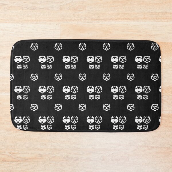 Item preview, Minimalist Monochrome Raccoon Pattern - Black & White Line Art designed and sold by Yasmine Mohammed.