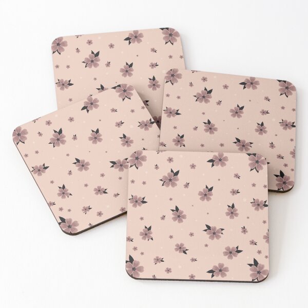 Item preview, Blush Pink Mauve Floral Pattern designed and sold by Little Wimbly.