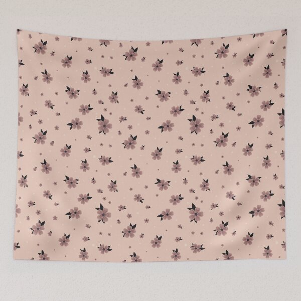 Item preview, Blush Pink Mauve Floral Pattern designed and sold by Little Wimbly.