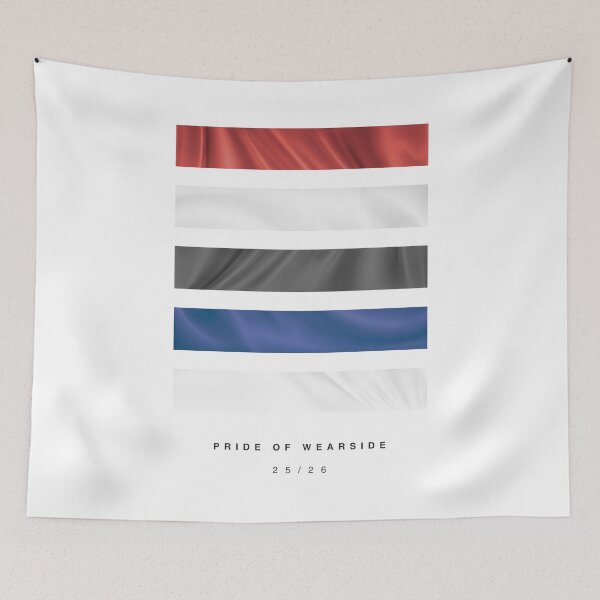 Item preview, ‘Pride of Wearside’ 25/26 Football Kit Hue Palette - Red & White designed and sold by The Colourful Game.