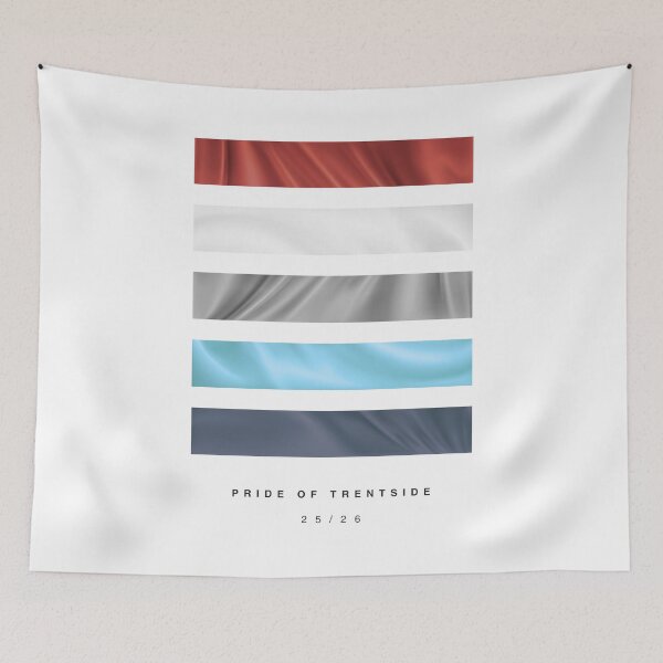 Item preview, ‘Pride of Trentside’ 25/26 Football Kit Hue Palette - Red & White designed and sold by The Colourful Game.