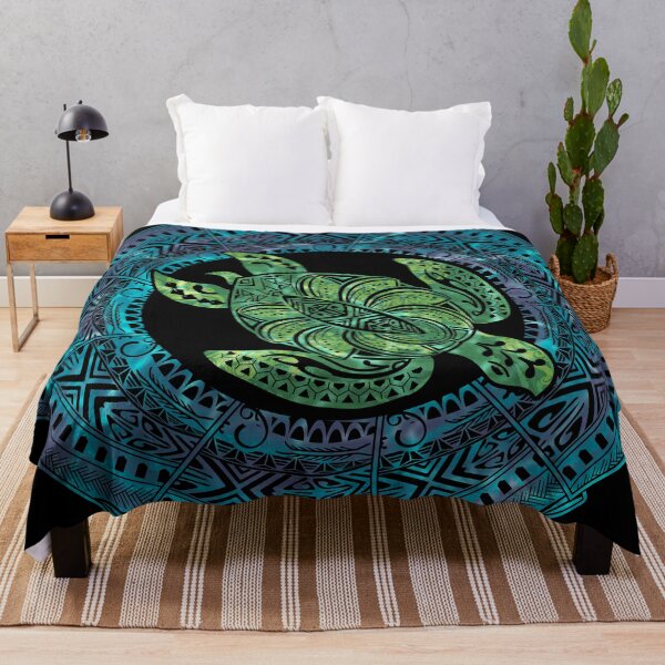 Item preview, Polynesian Tribal Honu Sea Turtle designed and sold by sunnthreads.