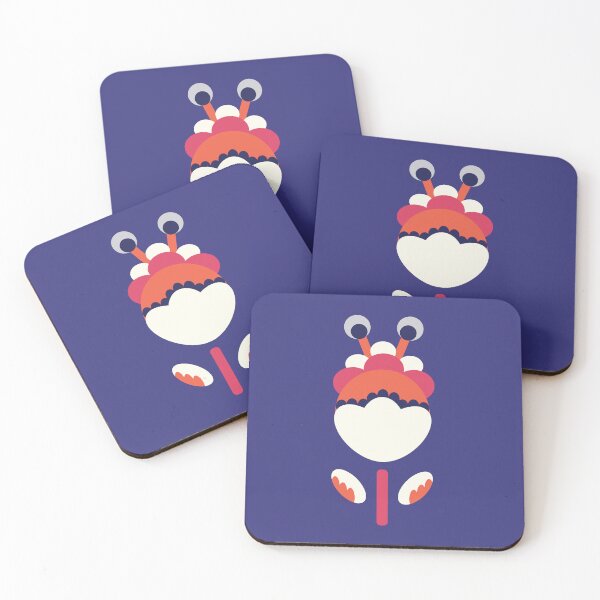 Item preview, Whimsical Flower Creature – Cute Folk Character designed and sold by ParadiseSh0p.