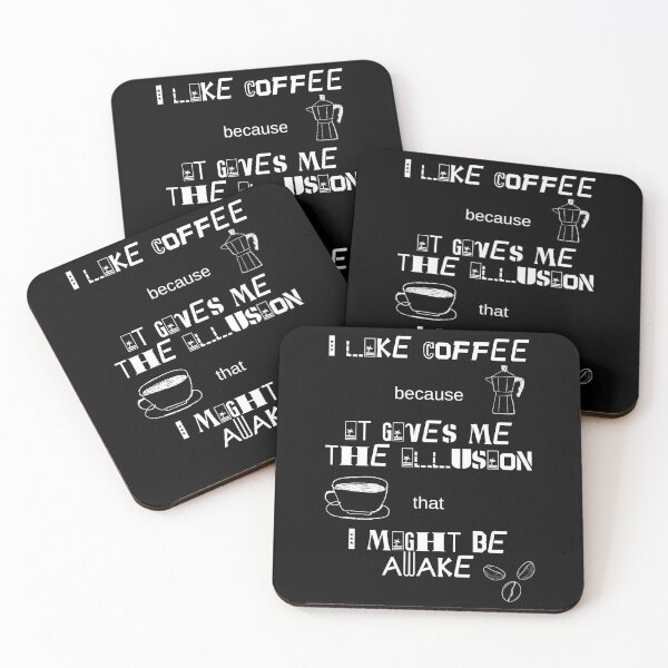 Item preview, I Like Coffee Because It Gives Me The Illusion That I Might Be Awake. designed and sold by Dinasshop.