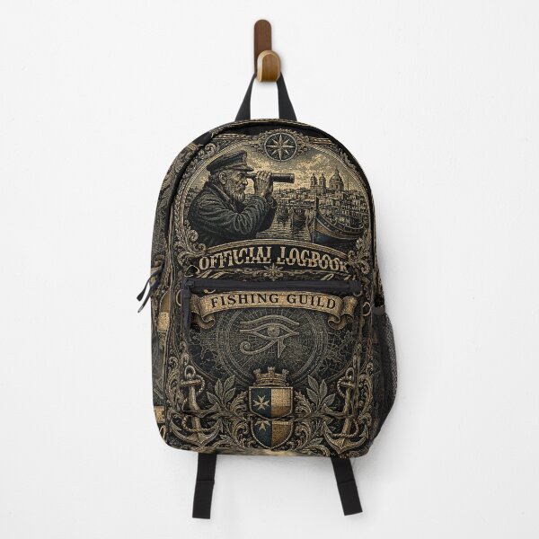 Item preview, Official Logbook Marsaxlokk Fishing Guild Sea Captain Portrait designed and sold by RoyalOrderGallery.